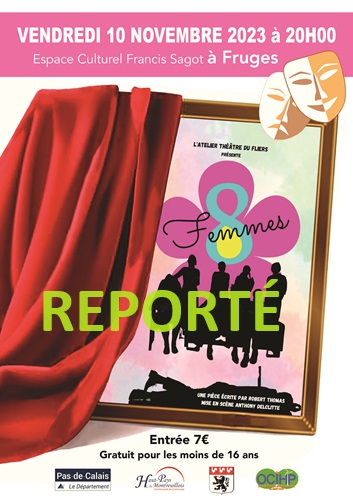 Affiche 8 femmes A4  REPORTÉ