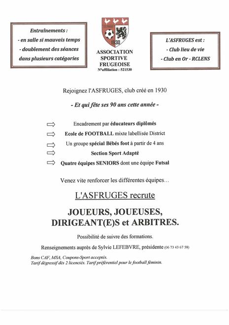Recrutement ASF