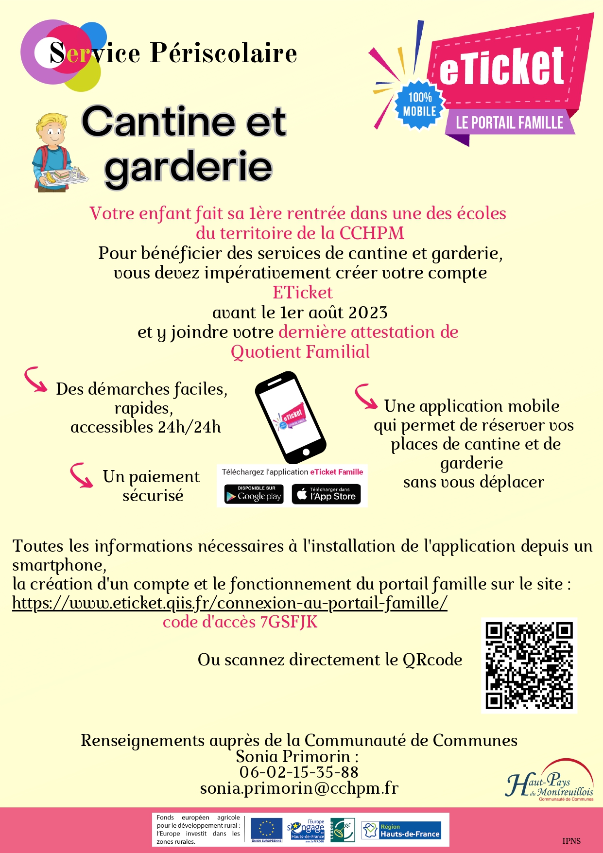 Eticket Cantine 2023