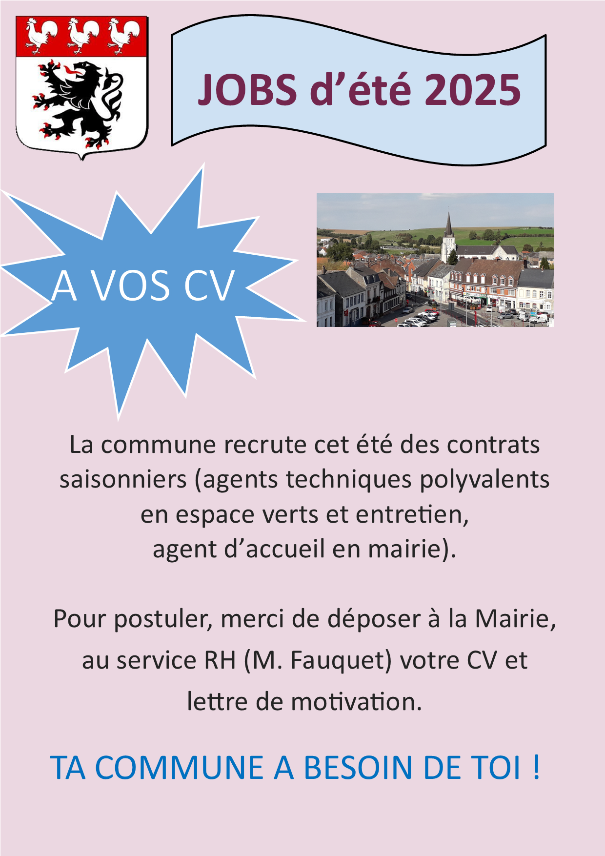 Jobs d'été 2025