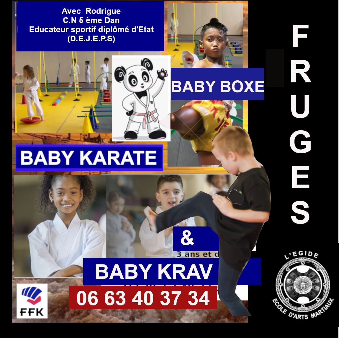PUB BABY KARATE BABY KRAV ET BABY BOXE